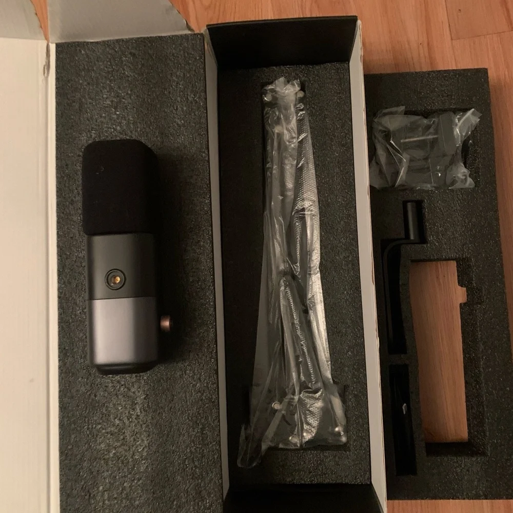 Black Streaming Microphone